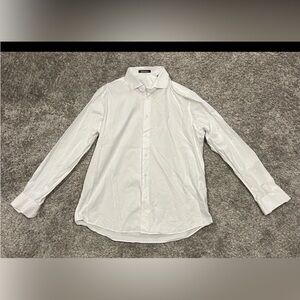Cavalli Roberto Cavalli Men's White Dress Shirt Men’s Size 45/18